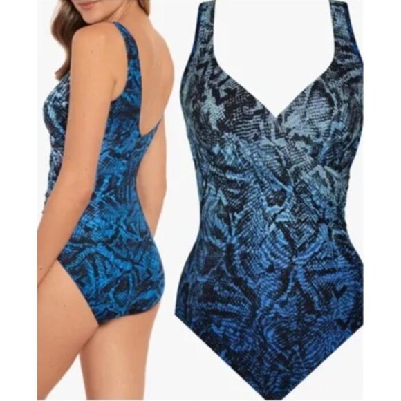 Other - Miracle suit mottled blue